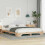 Berkfield Bed Frame Brown 160 x 220 cm Solid Pine Wood 1