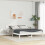 Berkfield Bed Frame with Headboard White 180 x 200 cm Solid Pine Wood 1
