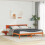 Berkfield Bed Frame with Headboard Wax Brown 180 x 200 cm Solid Pine Wood 1