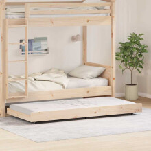 Berkfield Bed Frame Brown 80 x 200 cm Solid Pine wood