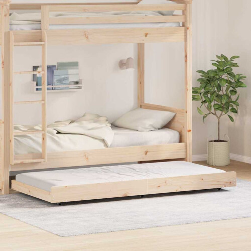 Berkfield Bed Frame Brown 80 x 200 cm Solid Pine wood
