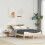 Berkfield Bed Frame with Headboard Brown 120 x 190 cm Solid Pine Wood 1