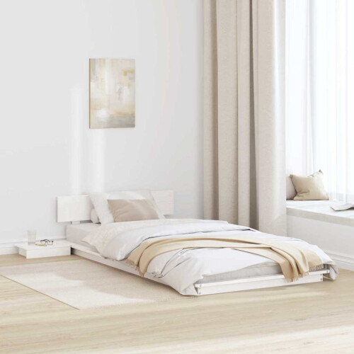 Berkfield Bed Frame Brown 75 x 190 cm Wood