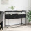 Berkfield Console Table Black Oak 100 x 40 x 75 cm Engineered Wood 1