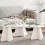 Berkfield Coffee Table 3 pcs White 1