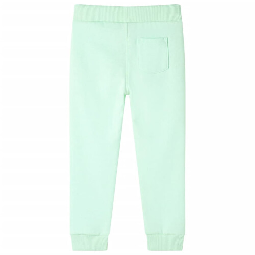 Kids' Sweatpants Bright Green 140 1
