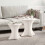Berkfield Coffee Table 2 pcs White Solid pine wood 1
