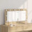 Berkfield Vanity Mirror Rectangular Sonoma Oak 80 x 45 x 18 cm 1