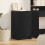 Berkfield Sideboard Black Oak 40 x 40.5 x 75 cm Engineered wood 1