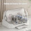 Baby Bottle Drying Rack Organizer with 110 Flip‑Open Design, Compact Travel Friendly Multi‑Compartment 3