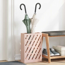 Berkfield Umbrella Stand Pink 28 x 12 x 41 cm Steel