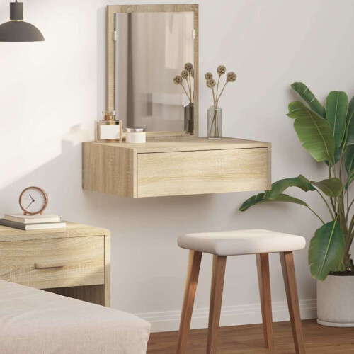 Berkfield Dressing Table Brown 60 x 40 x 70 cm Engineered Wood