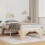 Berkfield Bed Frame Brown 90 x 200 cm Solid Pine Wood 1