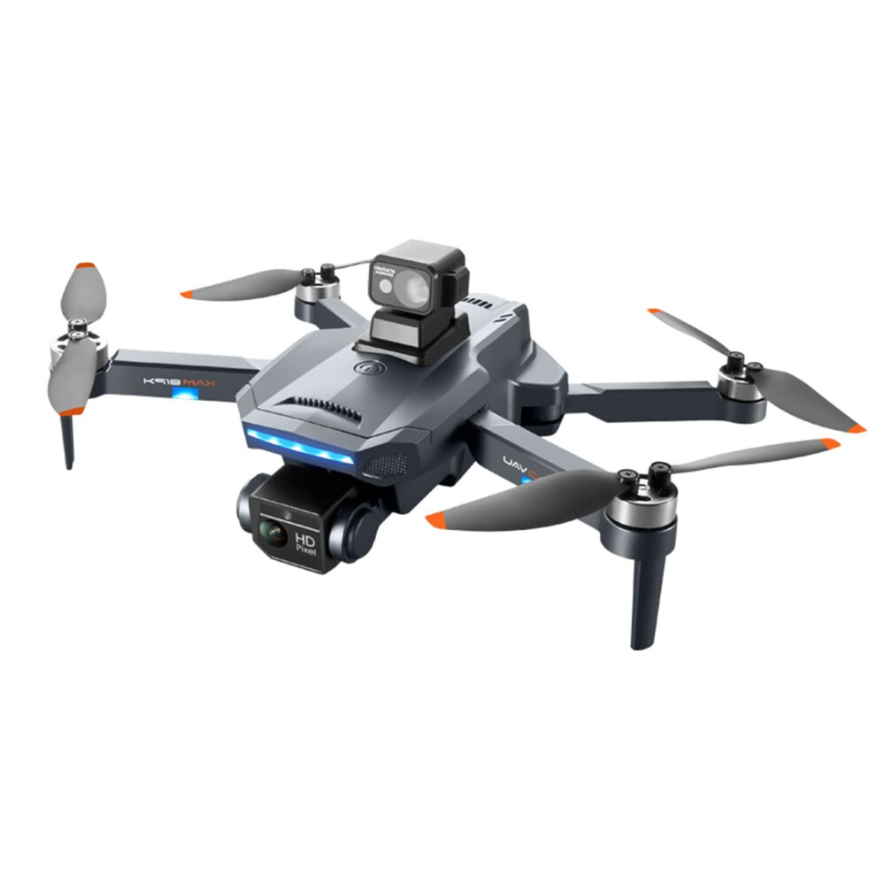 4K Gps Drone With Dual Camera Brushless Motor Fpv Quadcopter 360 Obstacle Avoidance Foldable Black 9045646568676
