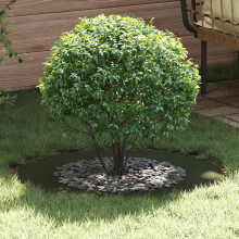 Berkfield suitable for Flat Tree Ring Olive green ò50 / 80 cm Steel