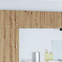 Berkfield Hanging Cabinet 2 pcs Artisan Oak and White 30 x 31 x 40 cm