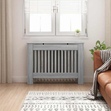 Berkfield Radiator Cover Grey Sonoma 112 x 19 x 81.5 cm Engineered Wood