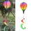 Rainbow Stripe Windsock Hot Air Balloon Outdoor Decor 1