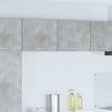 Berkfield Hanging Cabinet 2 pcs Concrete Grey and White 50 x 31 x 40 cm