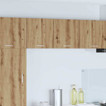 Berkfield Hanging Cabinet 2 pcs Artisan Oak and White 40 x 31 x 40 cm