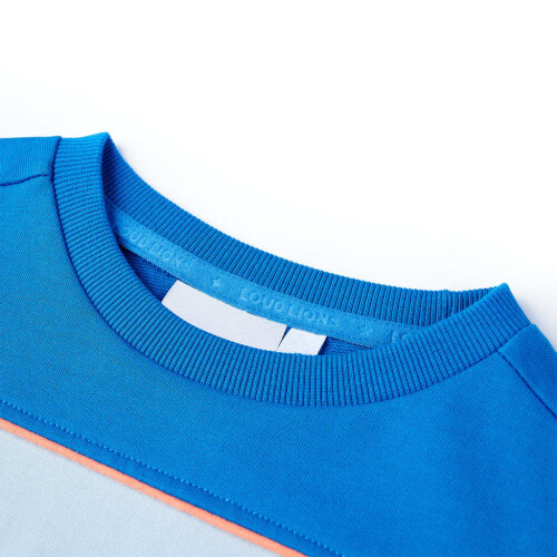 Kids' Sweatshirt Bright Blue and Light Blue 116 2
