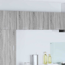 Berkfield Hanging Cabinet 2 pcs Grey Sonoma and White 40 x 31 x 40 cm