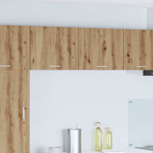 Berkfield Hanging Cabinet 2 pcs Artisan Oak and White 50 x 31 x 40 cm
