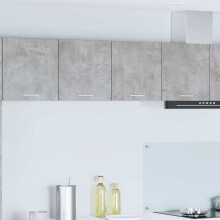 Berkfield Hanging Cabinet Concrete Grey 80 x 31 x 40 cm Engineered Wood