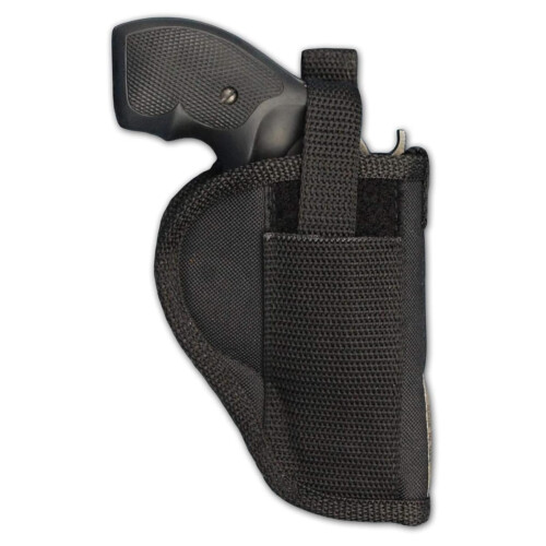 OWB Holster + Speed-Loader Pouch for 2" Snub-Nose .38 .357 Revolvers 1