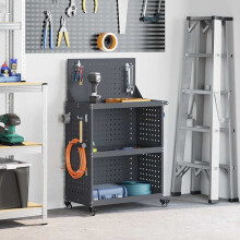 Berkfield Tool Trolley Anthracite 65 x 35 x 111 cm Cold-rolled Steel