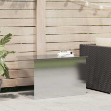 Berkfield Outdoor Storage Box Silver 80 x 50.5 x 50 cm Steel