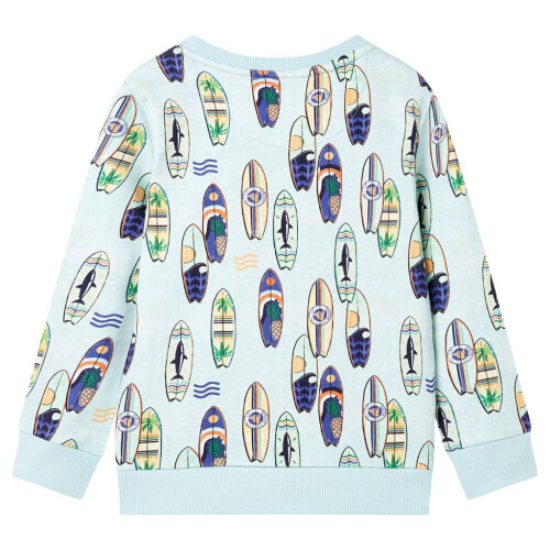 Kids' Sweatshirt Soft Blue Melange 116 1