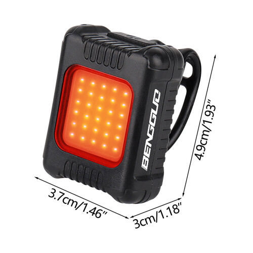Bicycle headlight USB rechargeable 1 pack 2