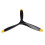 RC Airplane Propeller 17x10 Beech Wood 3 Blade CW Rotation Balanced Thrust Durable Replacement 2