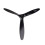 RC Airplane Propeller 17x10 Beech Wood 3 Blade CW Rotation Balanced Thrust Durable Replacement 3