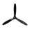 RC Airplane Propeller 17x10 Beech Wood 3 Blade CW Rotation Balanced Thrust Durable Replacement 4