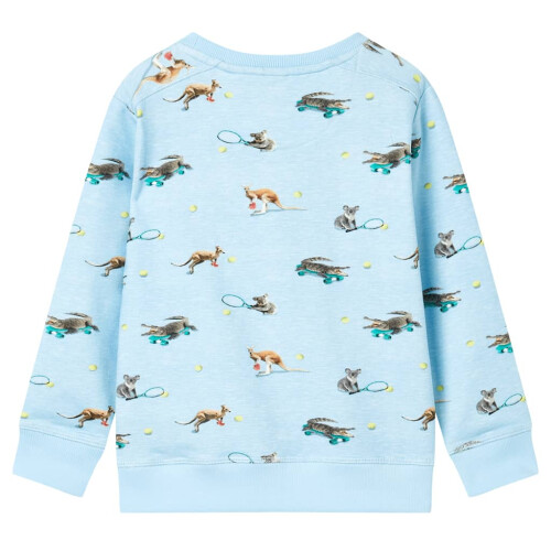 Kids' Sweatshirt Light Blue Melange 140 1