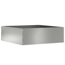 Berkfield Lawn Edging Silver 40 x 40 x 13 cm Galvanised Steel
