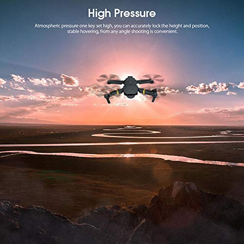 4K HD Foldable FPV Drone with Altitude Hold, Smart App Control, LED Lights, OneKey Takeoff 2