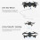 4K HD Foldable FPV Drone with Altitude Hold, Smart App Control, LED Lights, OneKey Takeoff 5