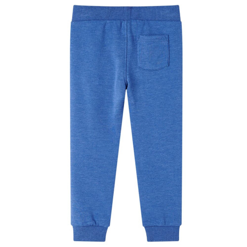 Kids' Sweatpants Blue Melange 128 1