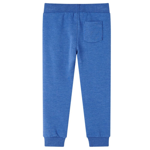 Kids' Sweatpants Blue Melange 140 1