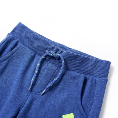 Kids' Sweatpants Blue Melange 140 2