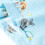 Kids' T-shirt Light Blue Melange 116 6