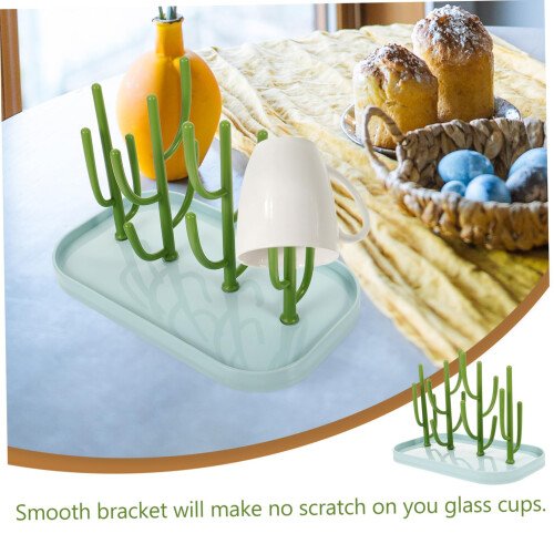 Foldable Bottle Drying Rack for Countertop, Iron Cup Holder Organizer, Space Saving Baby Rack 1