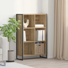 Berkfield Book Cabinet Artisian Oak 99.5 x 30 x 108.5 cm Engineered Wood