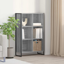 Berkfield Book Cabinet Grey Sonoma 99.5 x 30 x 108.5 cm Engineered Wood