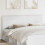Berkfield Headboard with Headboard Gloss White 200 cm Engineered wood 1