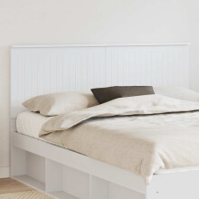 Berkfield Headboard with Headboard White 160 cm Engineered wood