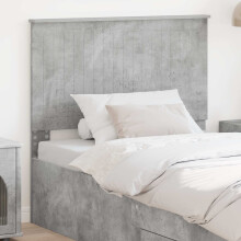 Berkfield Headboard with Headboard Concrete Grey 100 cm Engineered wood